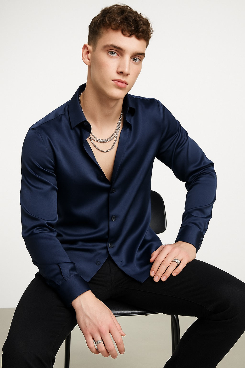 Luxury Satin Shirt