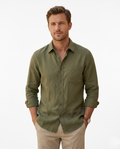 ACES Olive Linen Shirt
