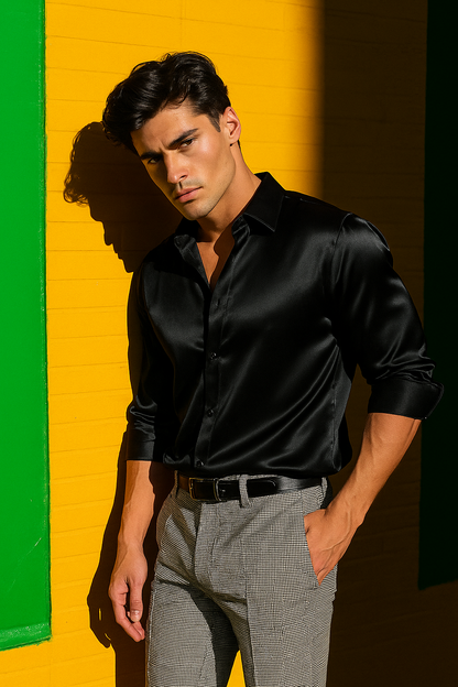 LUX SATIN SHIRT