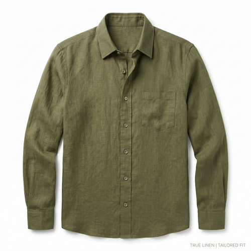 ACES Olive Linen Shirt