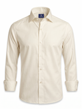 ACES Cream Giza Cotton Shirt