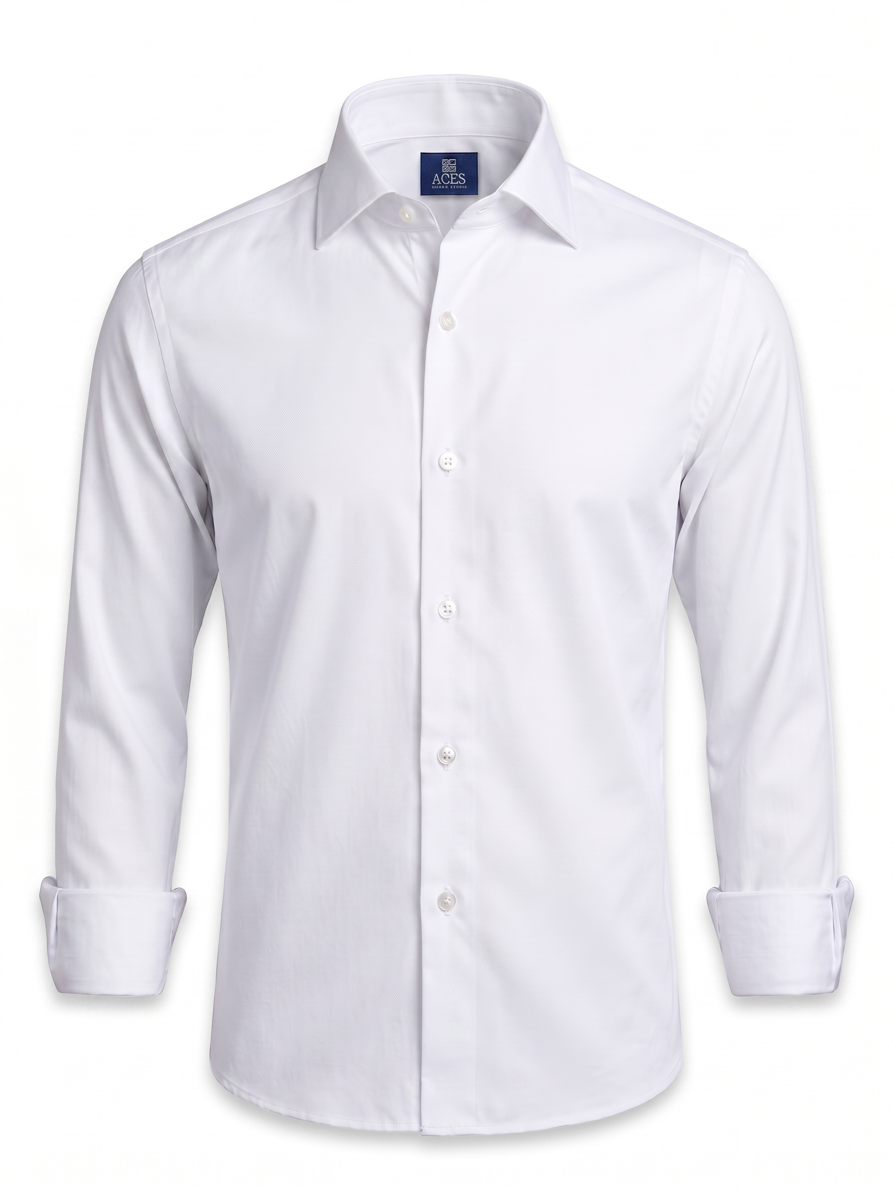 ACES White Giza Cotton Shirt