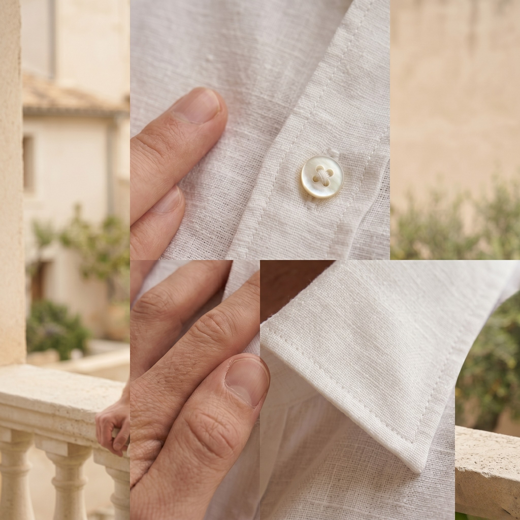 ACES White Linen Shirt