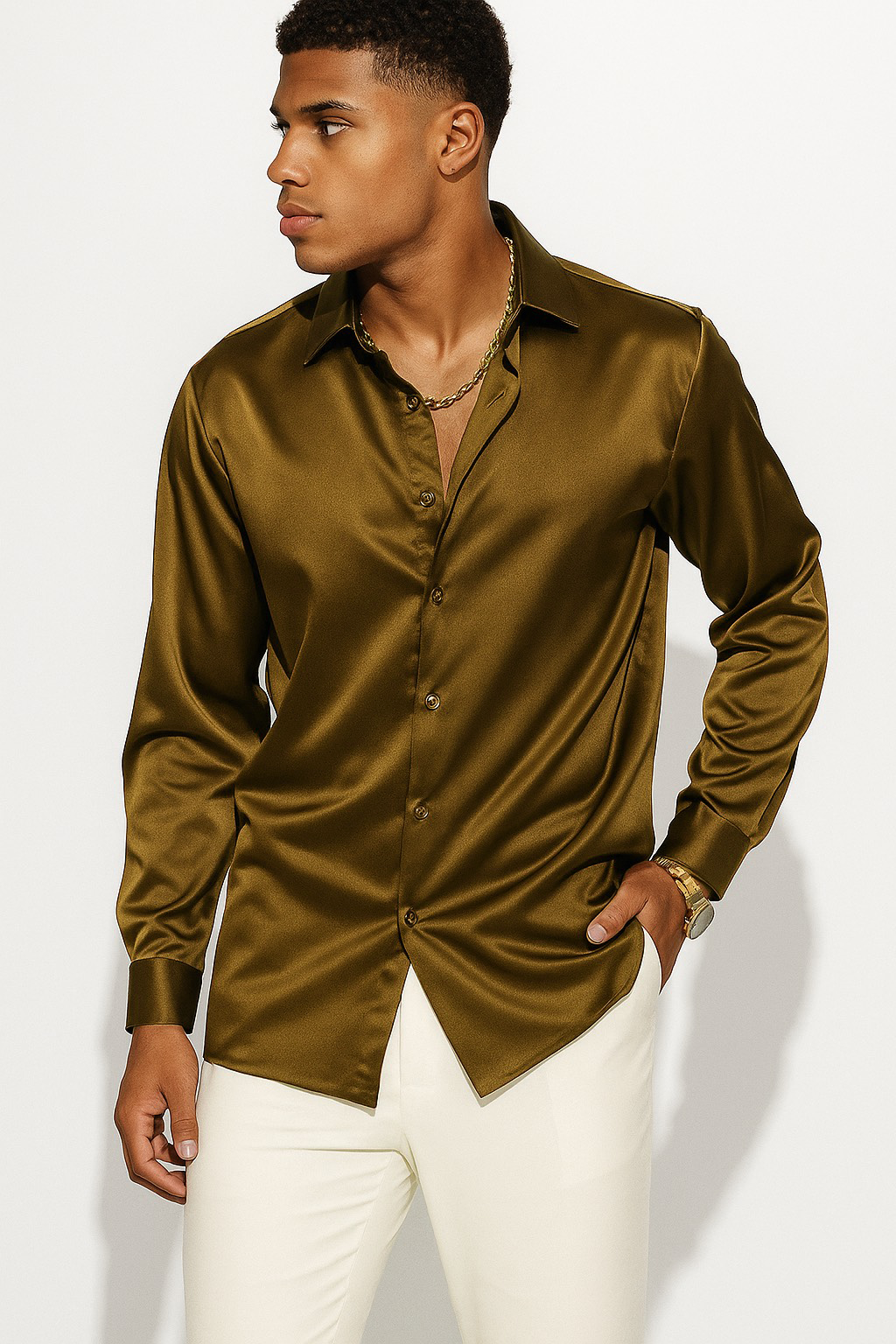 LUX SATIN SHIRT