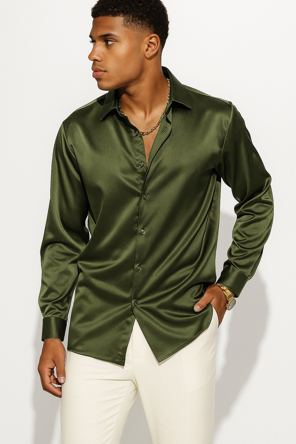LUX SATIN SHIRT